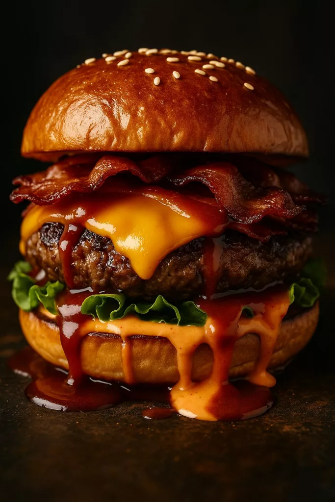 Toller Burger vom Grill