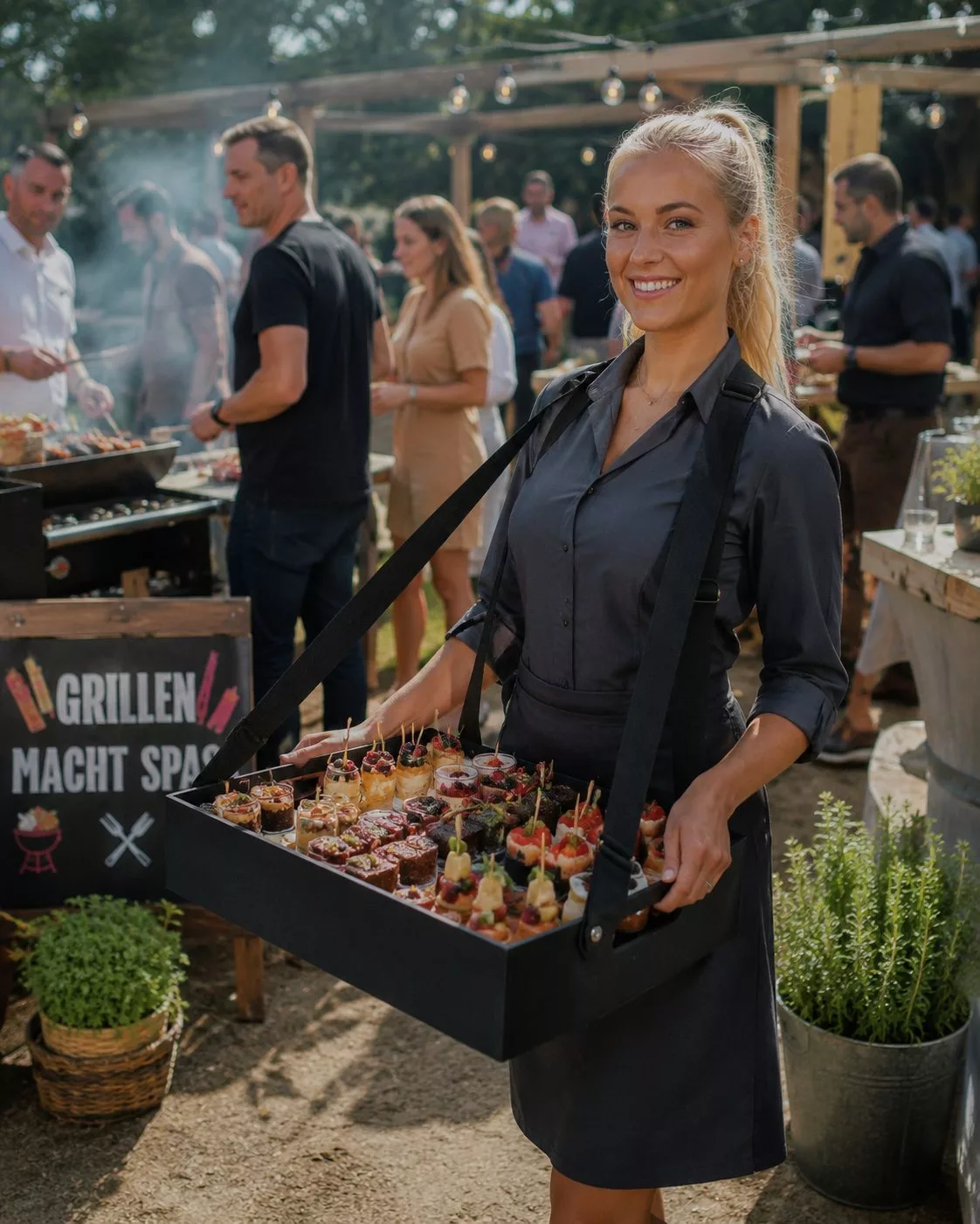 unser walk around bauchladen service catering