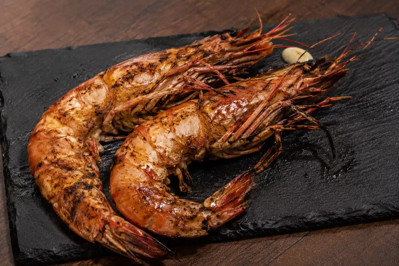 Black Tiger Riesengarnelen vom Grill