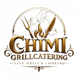 Grill und BBQ catering köln chimi grillt live viele gerichte, auch vegetarisch. direkt vom feuer auf den teller der gäste.