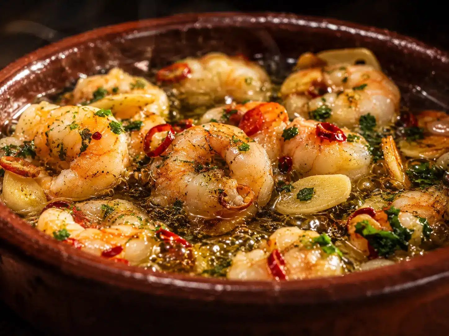 Gambas al Ajillo beim Tapas Catering Köln