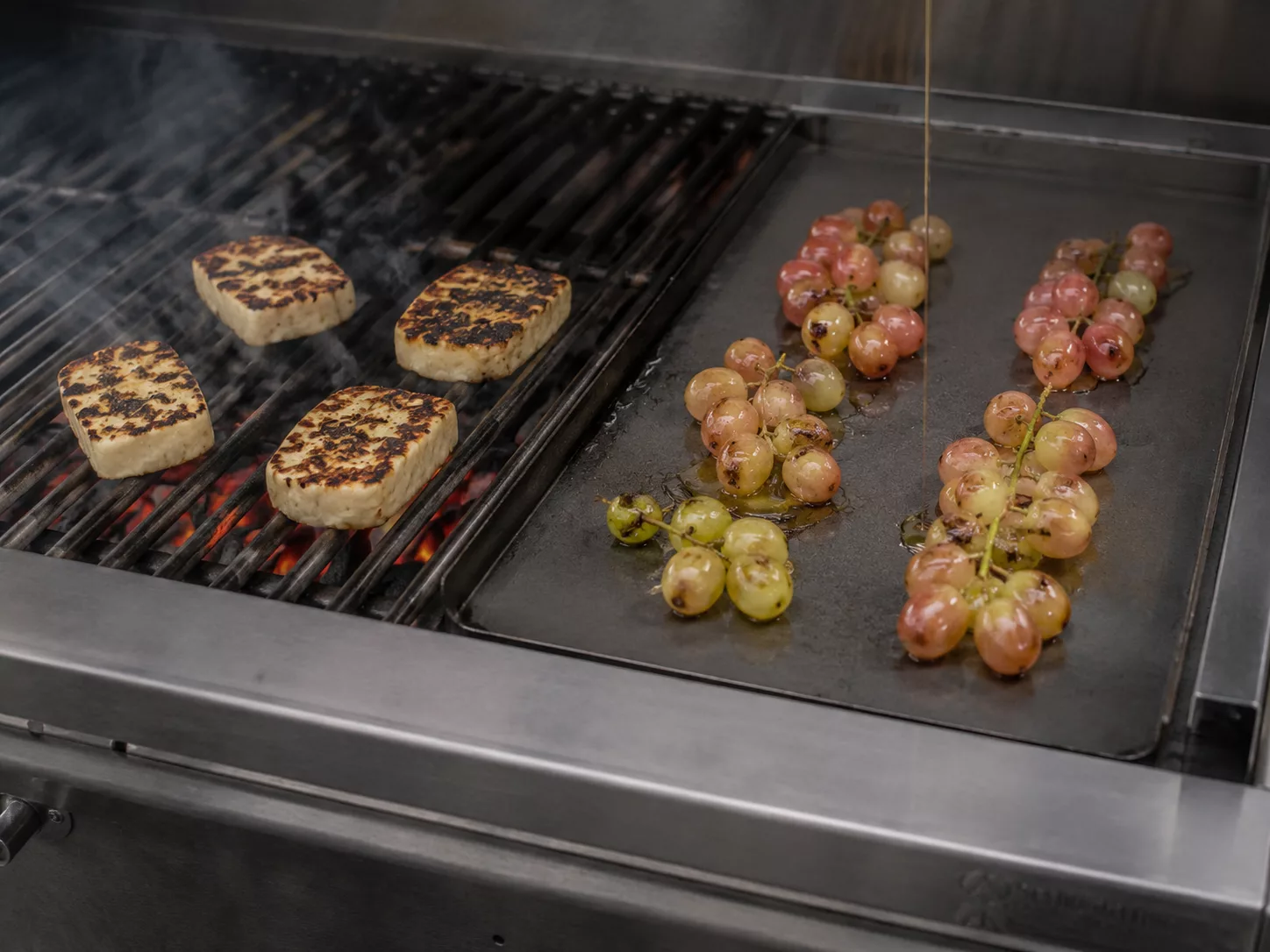 Halloumi vom Grill vegan