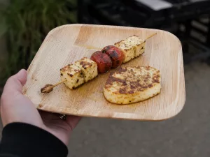 Halloumi am Grillspieß