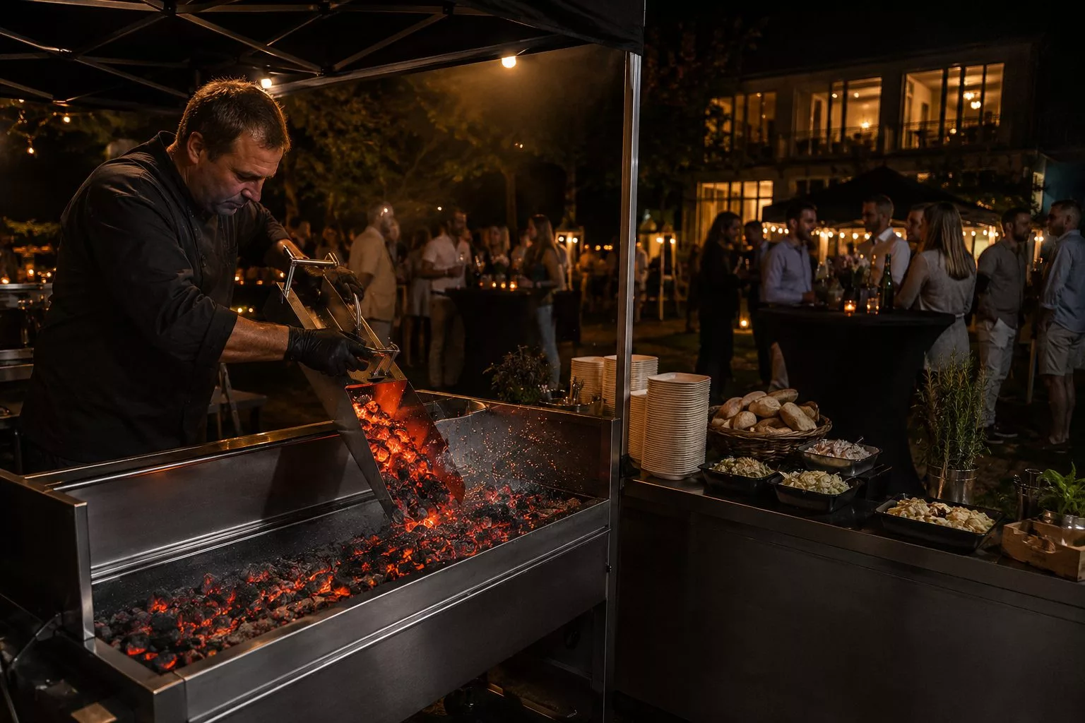 Late Night Catering, Party, Live Grill für Hungrige zu später Stunde in Köln, Umgebung. chimigrillt.de