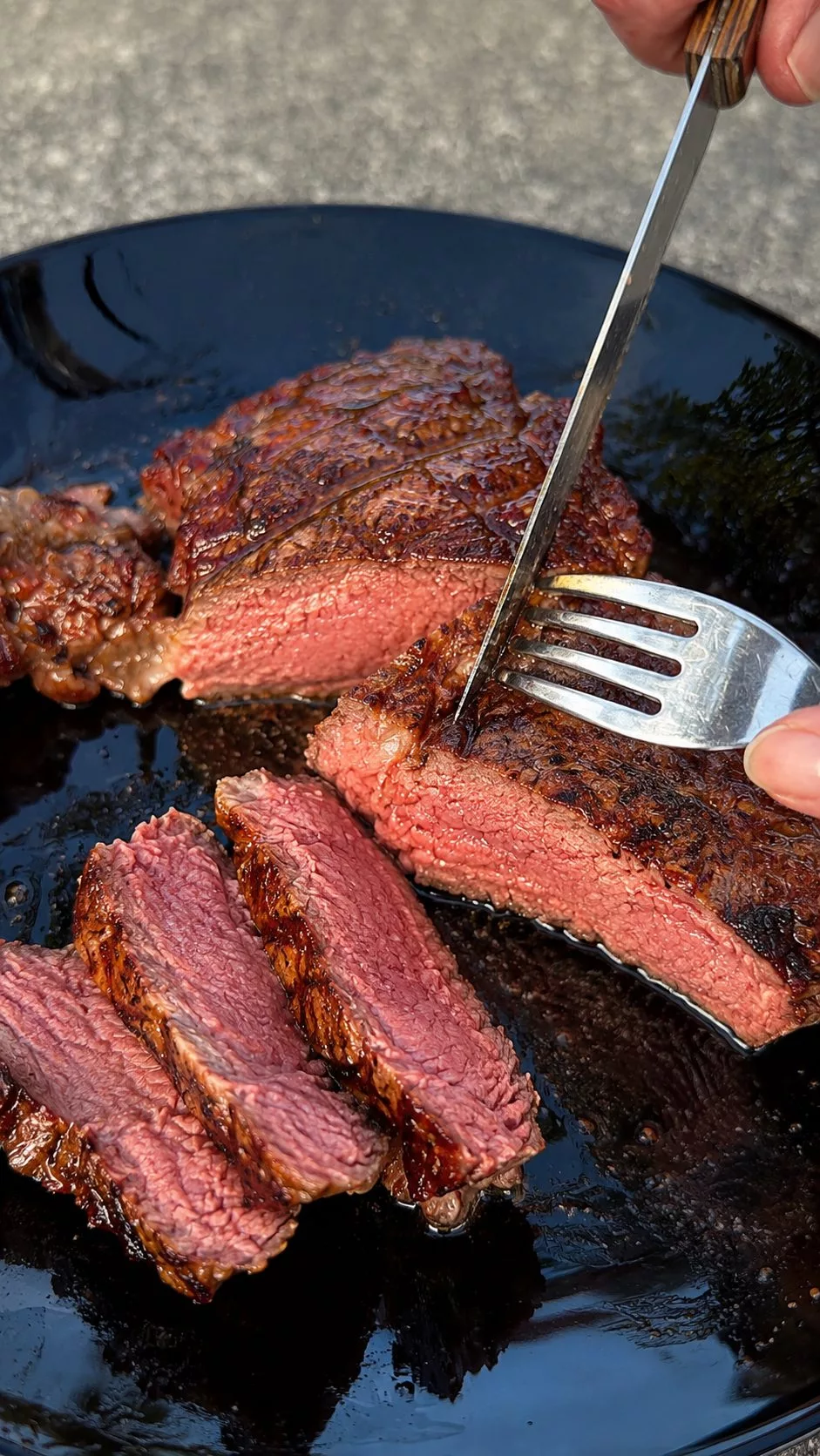 Argentinisches Rumpsteak vom neuen Profigrill