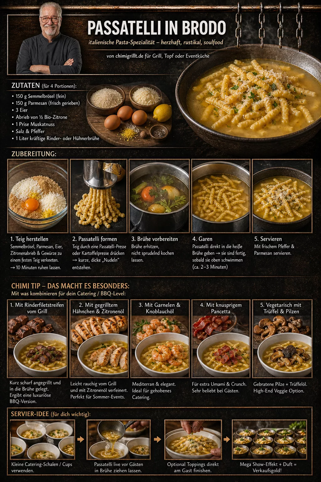 Passatelli di Bologna Rezept by Chimigrillt