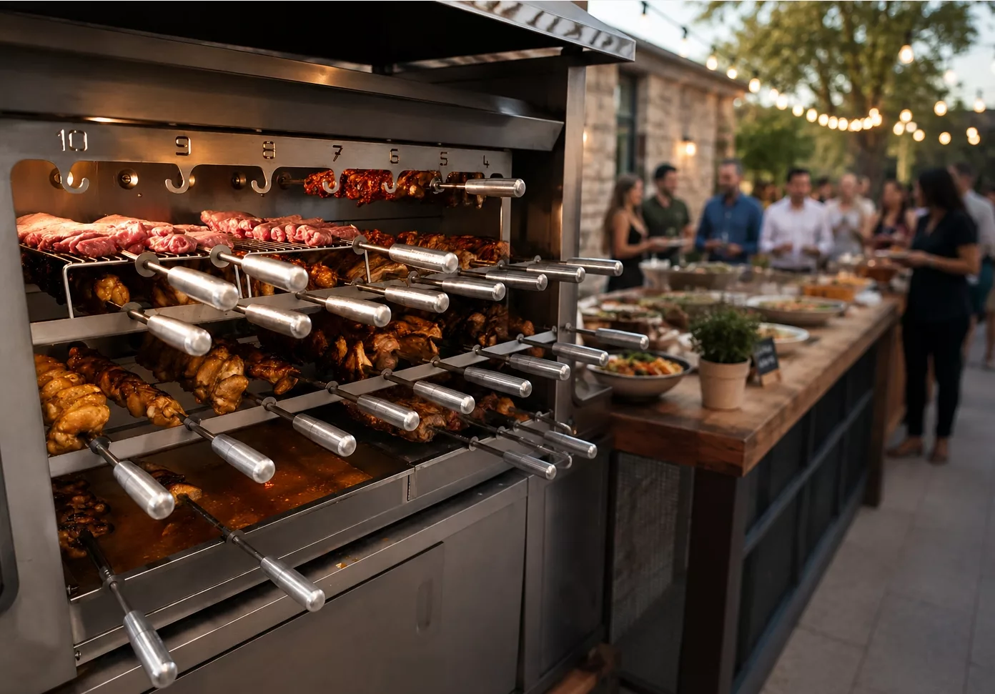 Rodizio Grill Chimi professionell