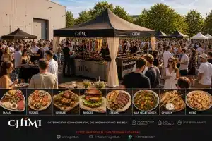 Planen Sie Ihr Sommerfest ? Wir bieten Live Grill und Cooking von 50 bis 500 Personen
