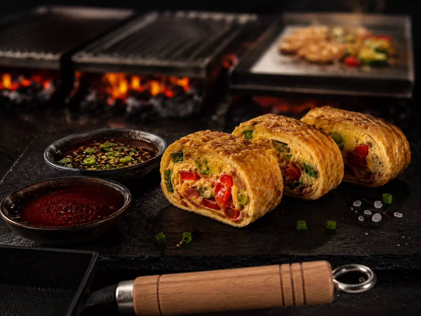 Tagomayaki Fingerfood - live zubereitet am grill von chimigrillt.de