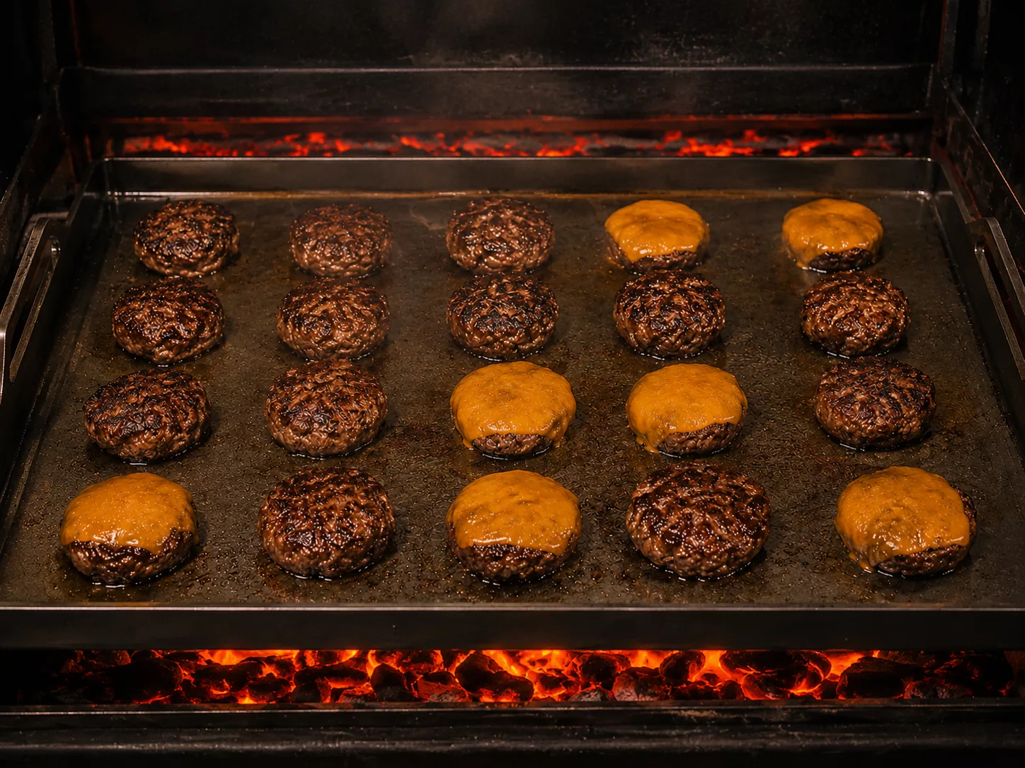 Mini Burger Fingerfood in leidenschaftlicher Zubereitung