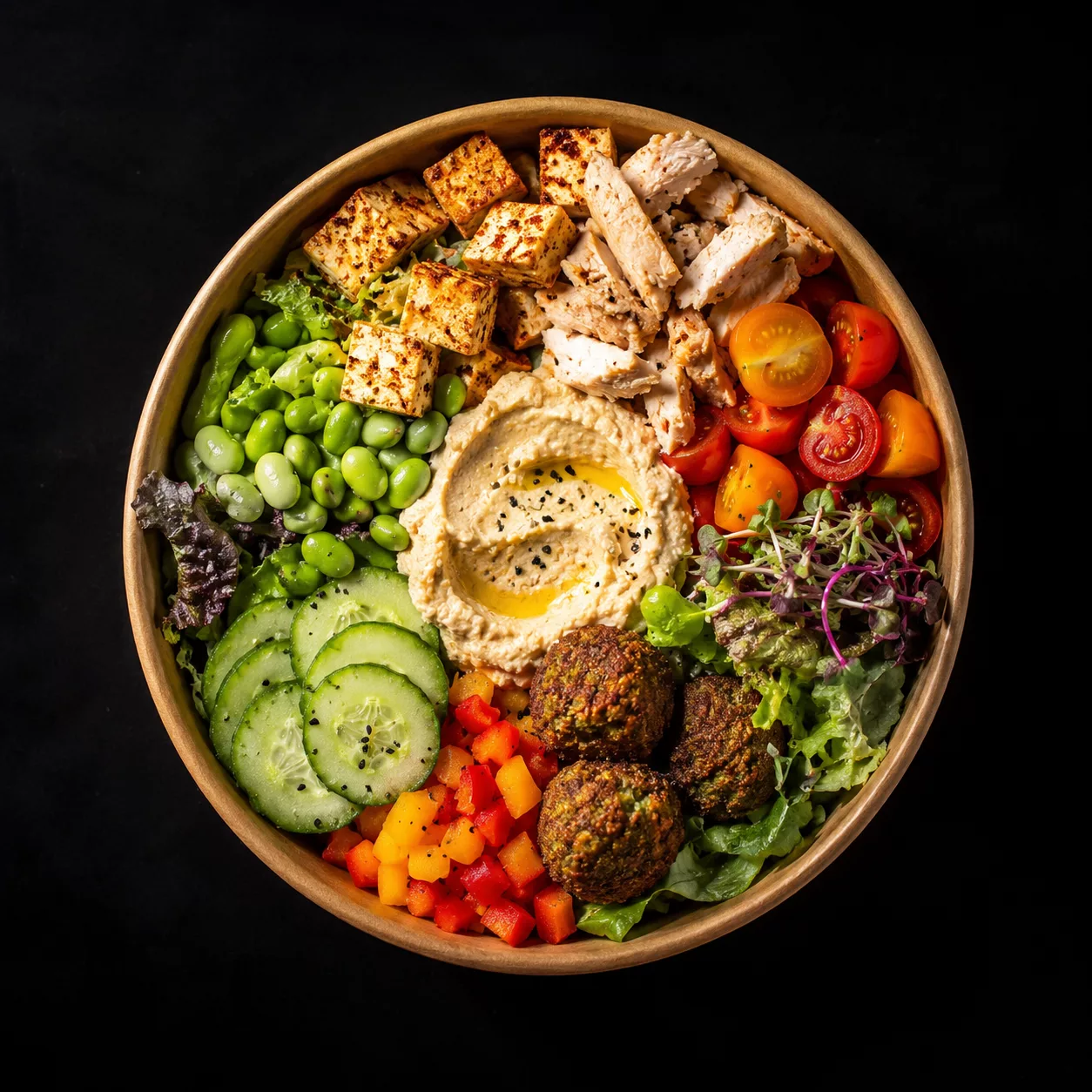In unserer Poke Bowl Theke stellt sich jeder Gast nach seinem Gusto seine indiviuelle Bowl zusammen. Wir verfügen über Kalttheke und Heisstheke