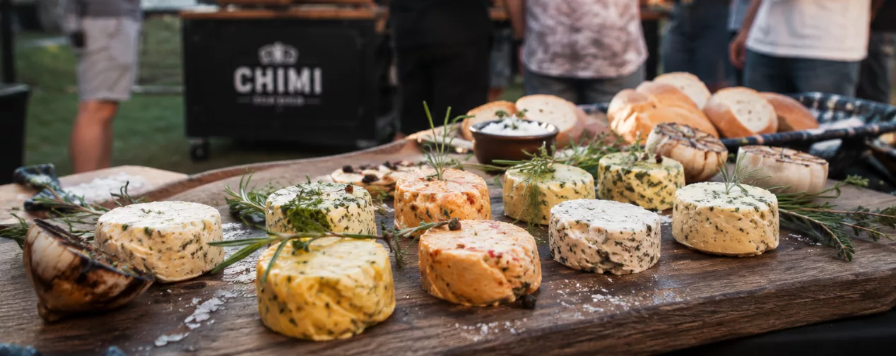 Butter Herstellung Catering live, frisch und lecker
