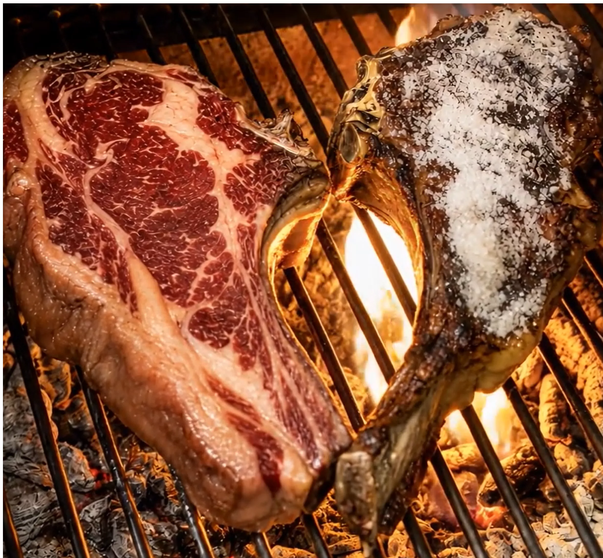 Alte Kuh Steaks aus dem Baskenland