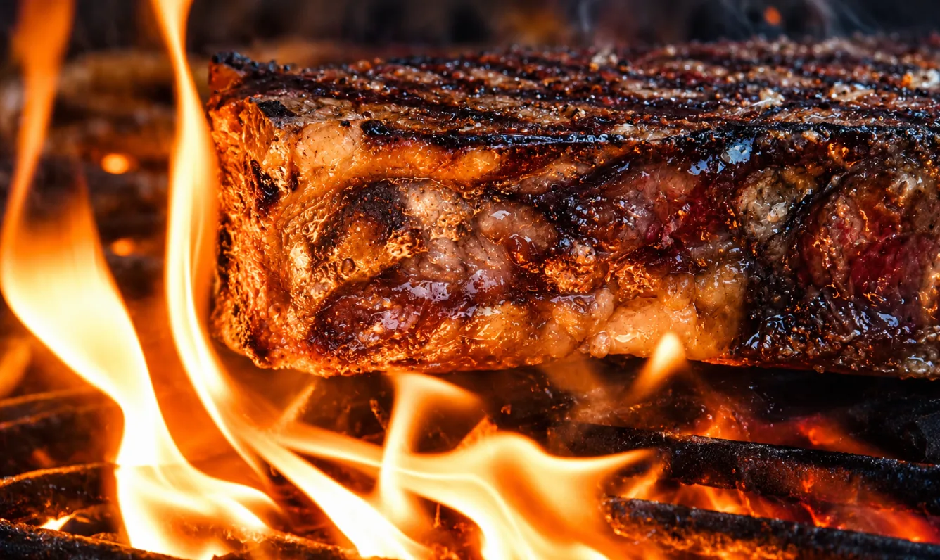 Saftiges Rumpsteak vom Grill
