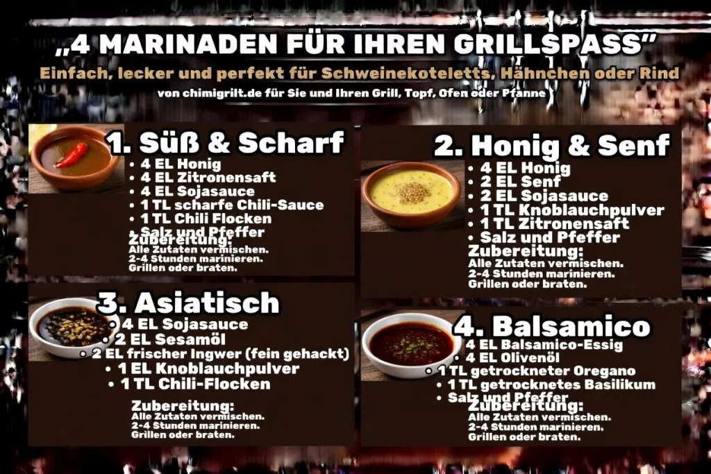 4 Marinaden Rezepte