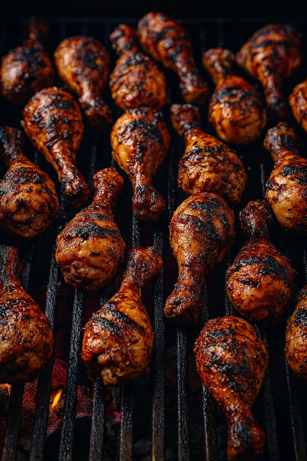 Hänchenschenkel vom Grill knusprig mit Mariande