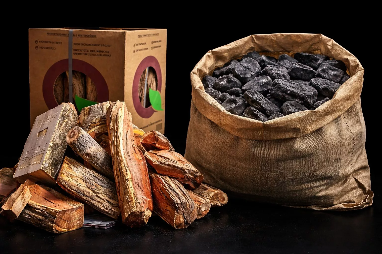 Namwood Quebracho Holzkohle