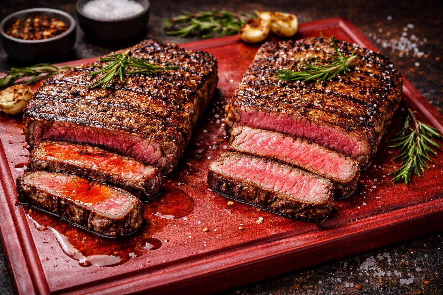 Garpunkt eines Steaks