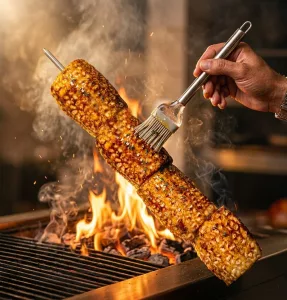 Gegrillte Ananas Honig Thymian