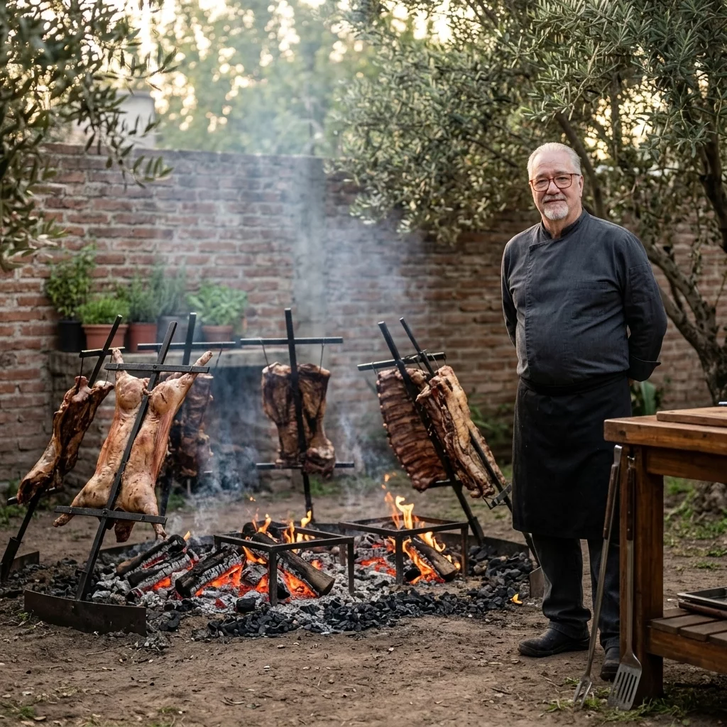 Asado argentino by Chimi "Estaca"