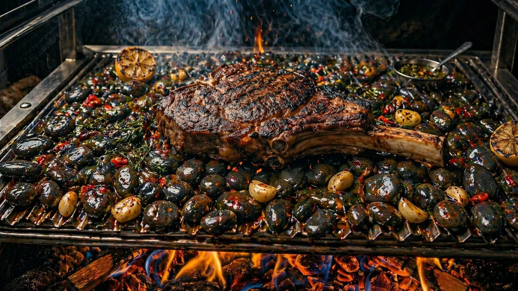 Gewürzte Grillsteine