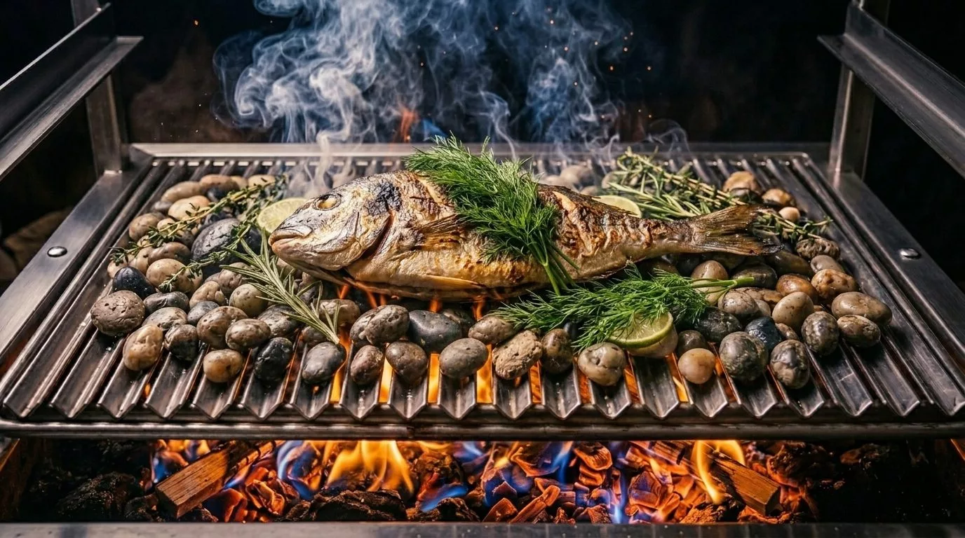 Dorade vom Steingrill