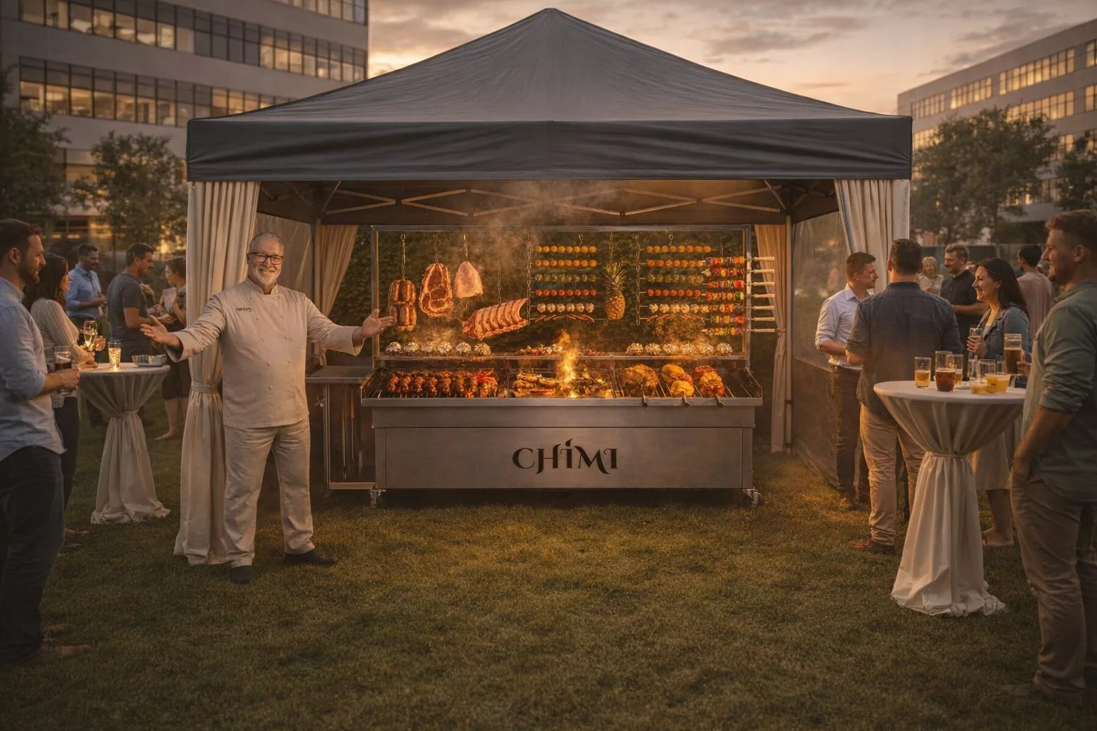 Zeltpräsentation mit neuem Don Gaucho Grill