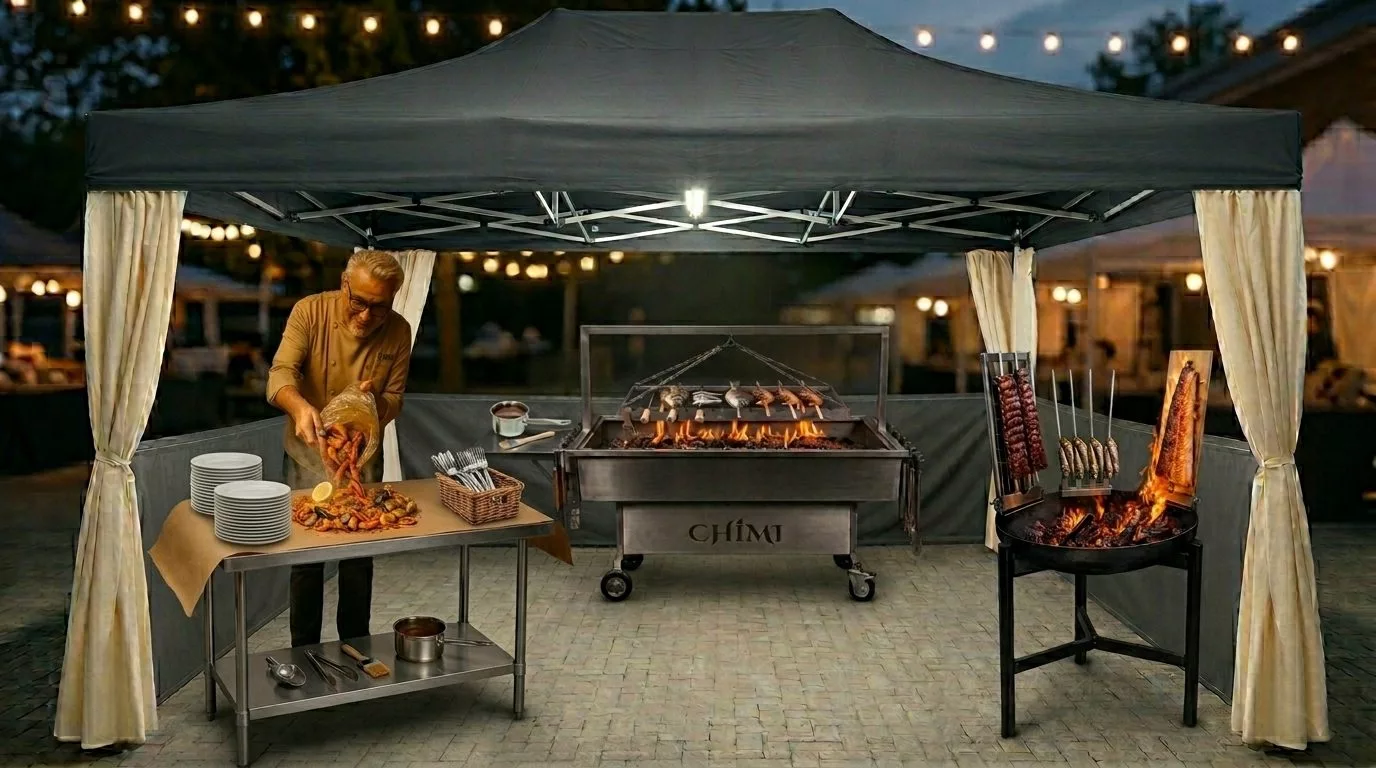 Seafood aus dem Ofen gebacken und gegrilltes