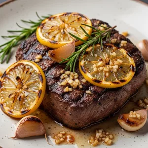 filet mit zitronen vom grill