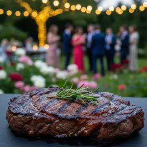 ein toll gegrilltes Entrecote vom grill